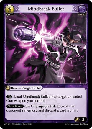 Mindbreak Bullet (105) [Alchemical Revolution: Starter Decks] Foil