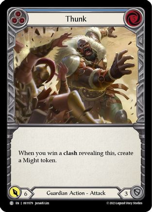 Thunk (Blue) (HVY079) Rainbow Foil - Heavy Hitters