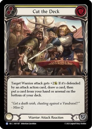 Cut the Deck (Yellow) (HVY107)  - Heavy Hitters