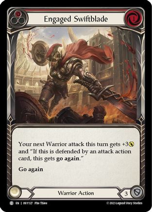 Engaged Swiftblade (Red) (HVY127)  - Heavy Hitters