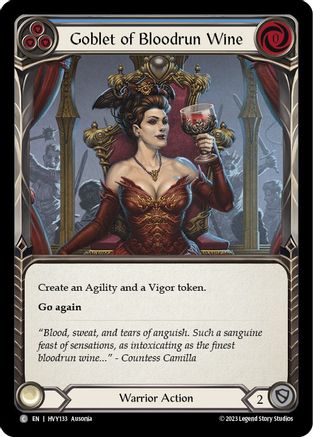 Goblet of Bloodrun Wine (HVY133) Rainbow Foil - Heavy Hitters