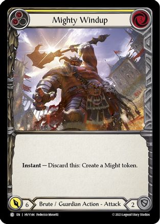 Mighty Windup (Yellow) (HVY144) - Heavy Hitters