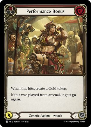 Performance Bonus (Red) (HVY225)  - Heavy Hitters