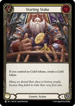 Starting Stake (HVY238) Rainbow Foil - Heavy Hitters