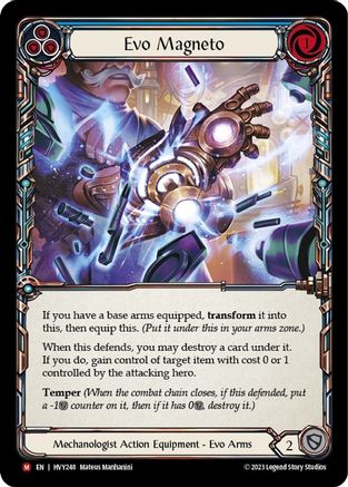 Evo Magneto (HVY248) Cold Foil - Heavy Hitters