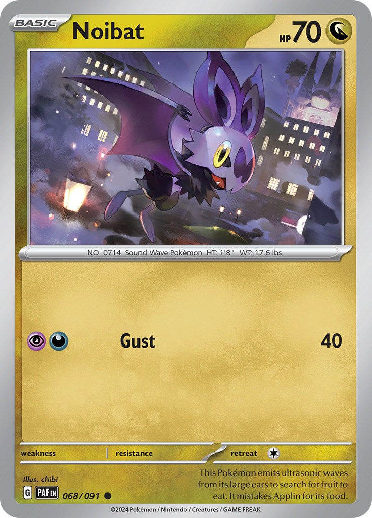 Noibat (068/091) [Scarlet & Violet: Paldean Fates] | Silver Goblin