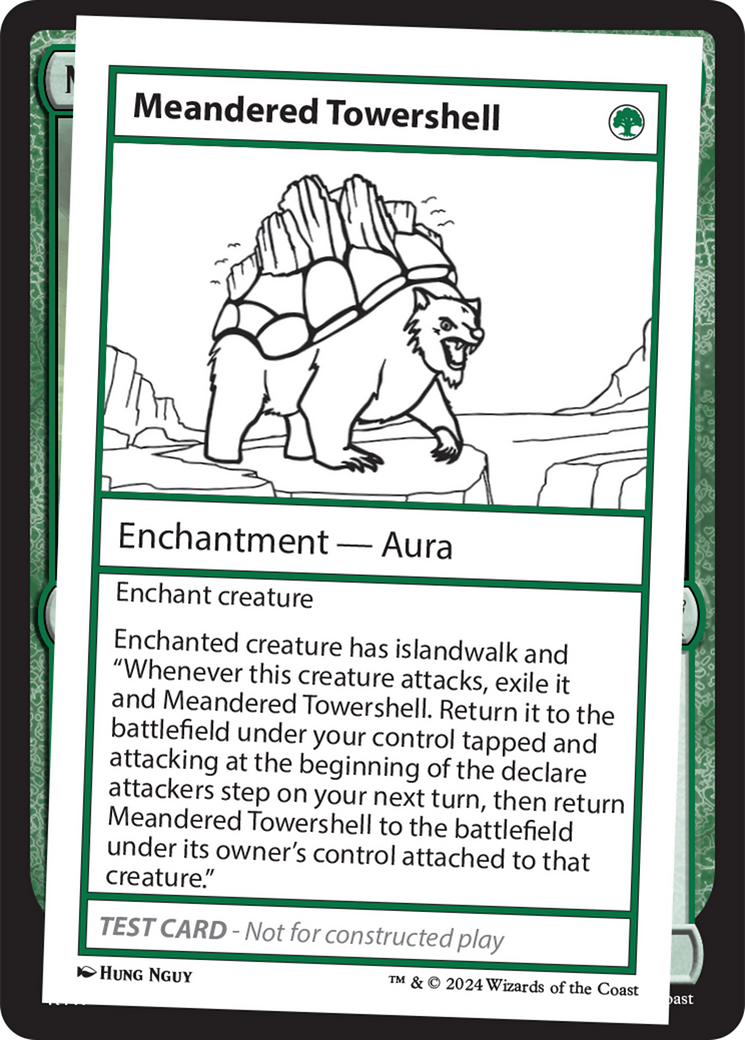 Meandered Towershell [Mystery Booster 2 Playtest Cards] | Silver Goblin