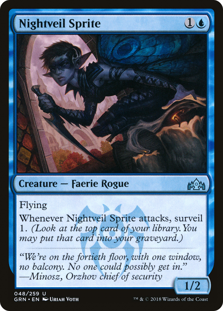 Nightveil Sprite [Guilds of Ravnica] | Silver Goblin