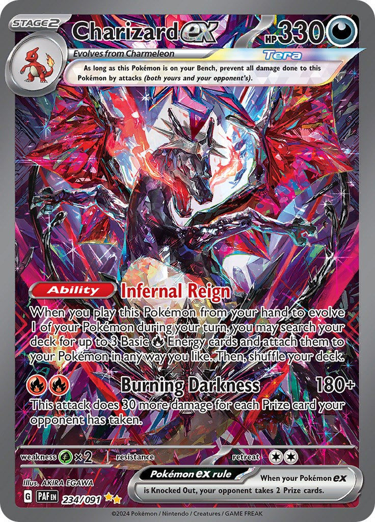 Charizard ex (234/091) [Scarlet & Violet: Paldean Fates] | Silver Goblin