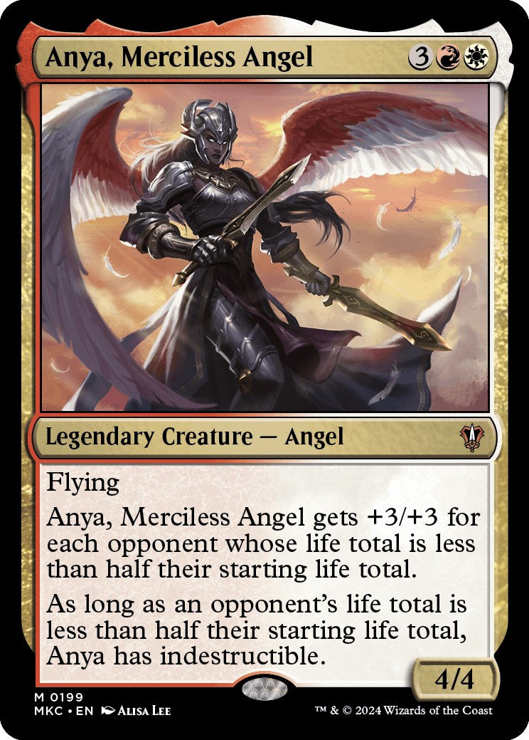 Anya, Merciless Angel [Murders at Karlov Manor Commander] | Silver Goblin