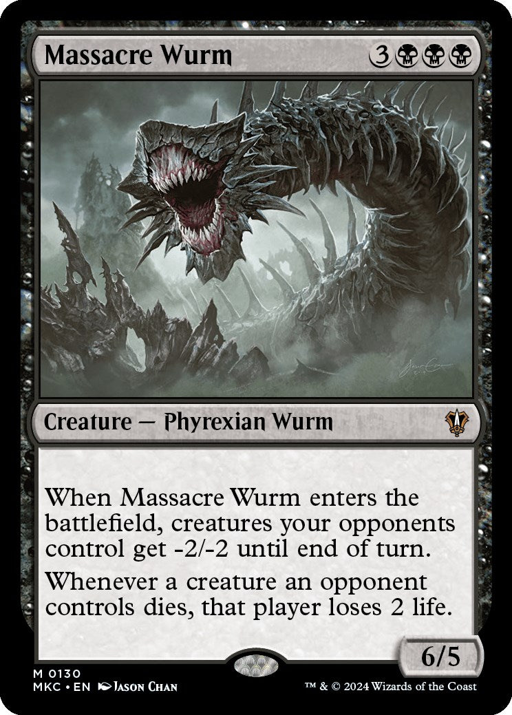 Massacre Wurm [Murders at Karlov Manor Commander] | Silver Goblin