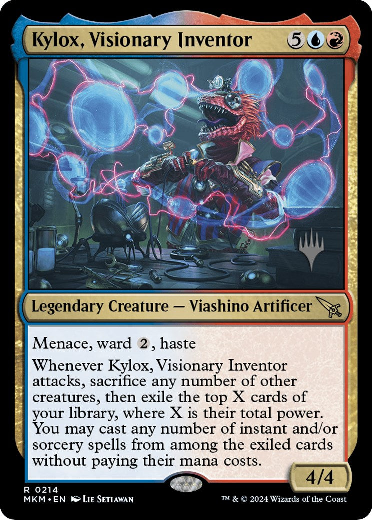 Kylox, Visionary Inventor (Promo Pack) [Murders at Karlov Manor Promos] | Silver Goblin