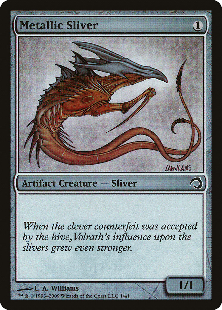 Metallic Sliver [Premium Deck Series: Slivers] | Silver Goblin