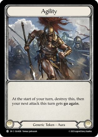 Agility // Gold (OLA028//OLA030) - Blitz Deck: Heavy Hitters - Olympia