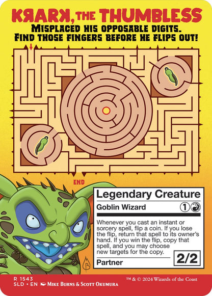 Krark, the Thumbless // Krark, the Thumbless (1543) - Secret Lair Drop