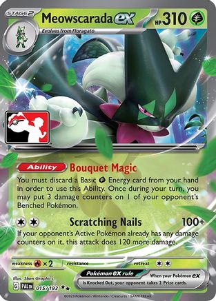 Meowscarada ex (015/193) [Prize Pack Series Four] | Silver Goblin