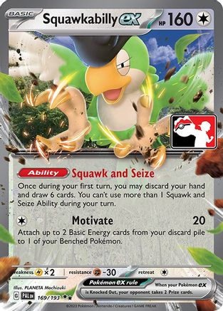 Squawkabilly ex (169/193) [Prize Pack Series Four] | Silver Goblin