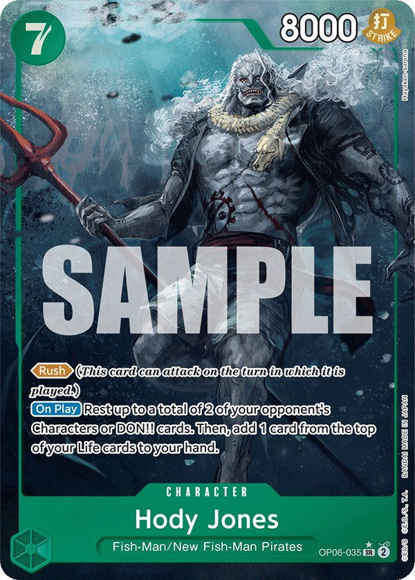 Hody Jones (Alternate Art) [Wings of the Captain] | Silver Goblin