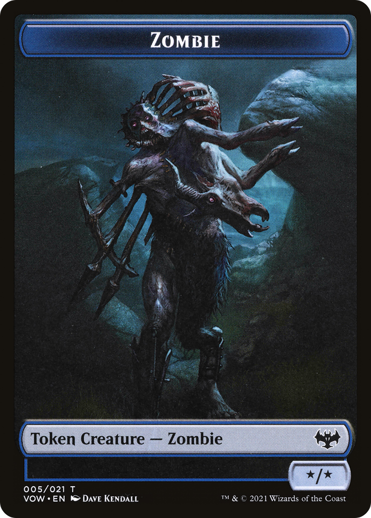 Zombie Token (005) [Innistrad: Crimson Vow Tokens] | Silver Goblin