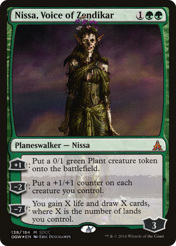 Nissa, Voice of Zendikar [San Diego Comic-Con 2016] | Silver Goblin