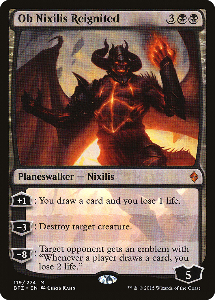 Ob Nixilis Reignited [Battle for Zendikar] | Silver Goblin