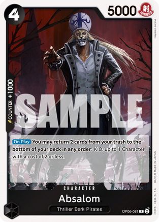 Absalom (OP06-081) Foil
