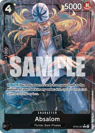 Absalom (Alternate Art) (OP06-081) Foil