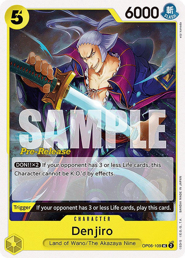 Denjiro [Wings of the Captain Pre-Release Cards] | Silver Goblin