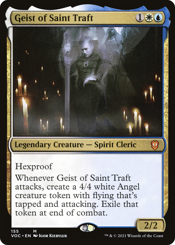 Geist of Saint Traft [Innistrad: Crimson Vow Commander] | Silver Goblin