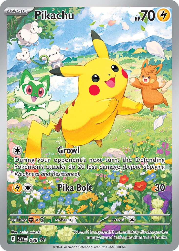 Pikachu (088) [Scarlet & Violet: Black Star Promos] | Silver Goblin