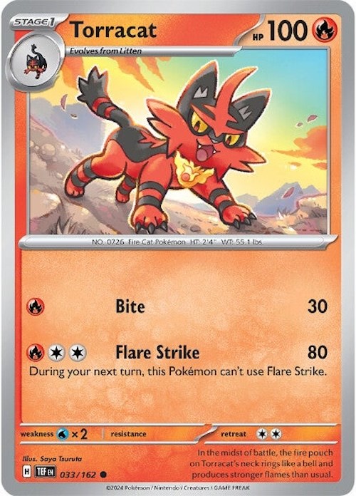 Torracat (033/162) [Scarlet & Violet: Temporal Forces] | Silver Goblin