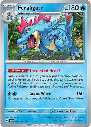 Feraligatr (41) Holofoil - Temporal Forces