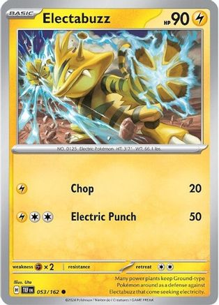 Electabuzz (053/162) [Scarlet & Violet: Temporal Forces] | Silver Goblin