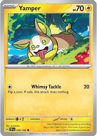 Yamper (058/162) [Scarlet & Violet: Temporal Forces] | Silver Goblin