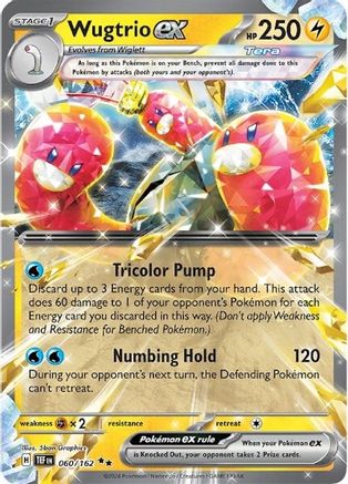 Wugtrio ex (060/162) [Scarlet & Violet: Temporal Forces] | Silver Goblin