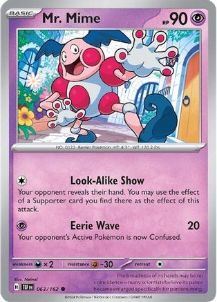 Mr. Mime (063/162) [Scarlet & Violet: Temporal Forces] | Silver Goblin