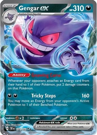 Gengar ex (104) Holofoil - Temporal Forces