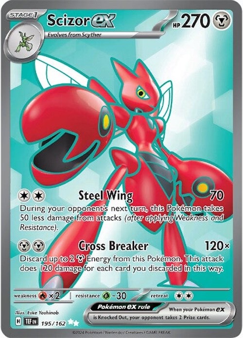 Scizor ex (195/162) [Scarlet & Violet: Temporal Forces] | Silver Goblin