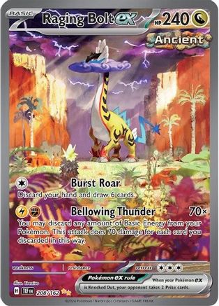 Raging Bolt ex (208) Holofoil - Temporal Forces