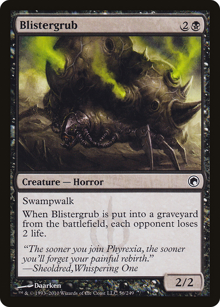 Blistergrub [Scars of Mirrodin] | Silver Goblin