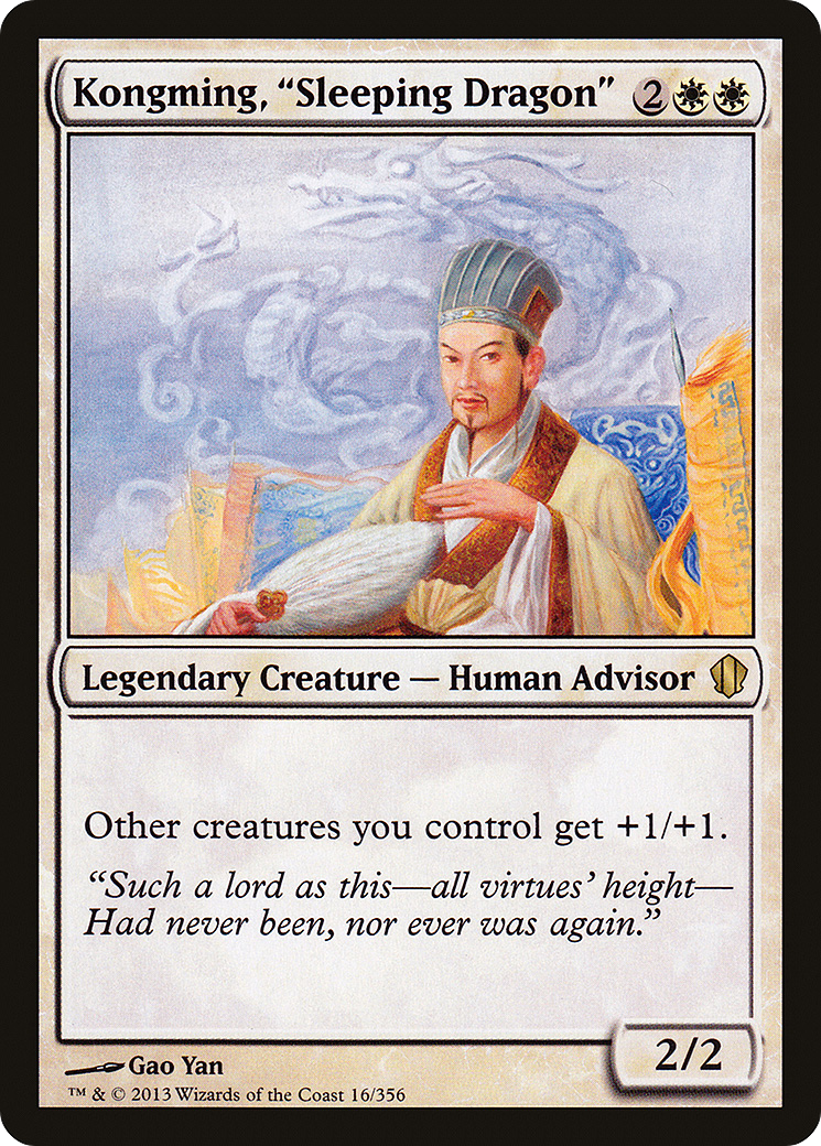 Kongming, "Sleeping Dragon" [Commander 2013] | Silver Goblin