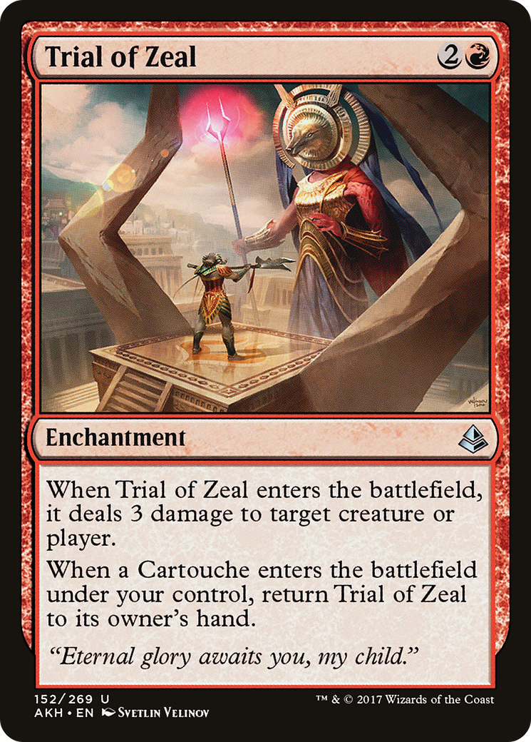 Trial of Zeal [Amonkhet] | Silver Goblin