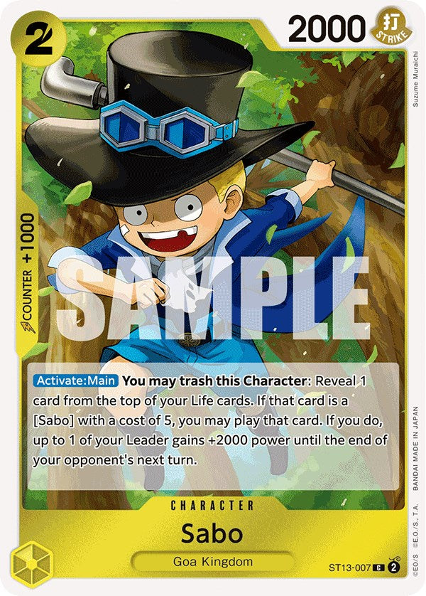 Sabo [Ultra Deck: The Three Brothers] | Silver Goblin