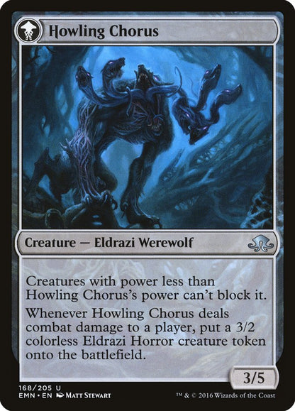 Shrill Howler // Howling Chorus [Eldritch Moon] Foil