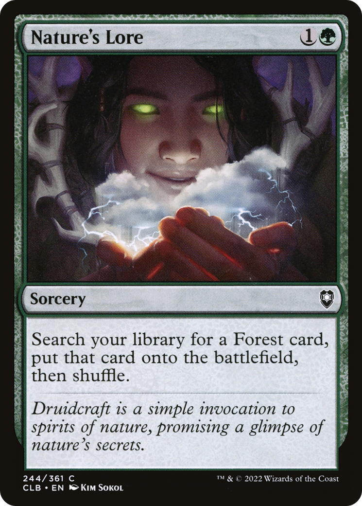 Nature's Lore [Commander Legends: Battle for Baldur's Gate]