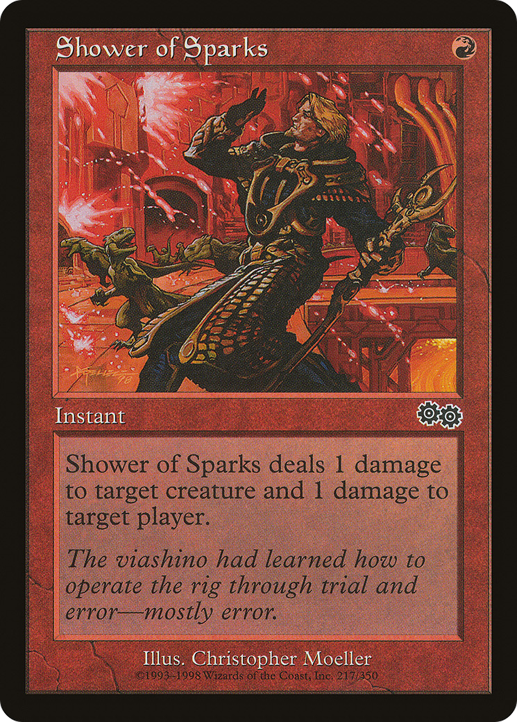 Shower of Sparks [Urza's Saga] | Silver Goblin