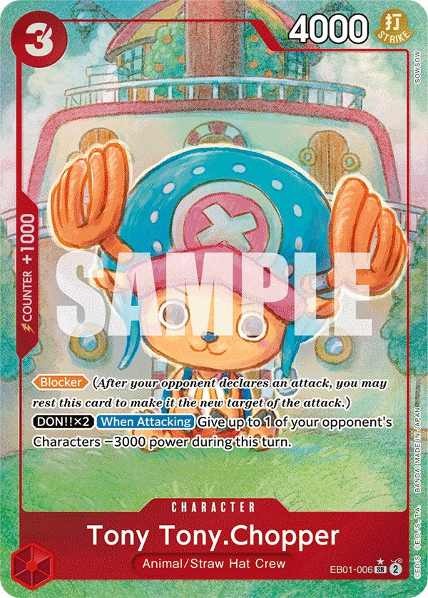 Tony Tony.Chopper (Alternate Art) [Extra Booster: Memorial Collection] | Silver Goblin