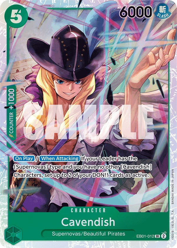 Cavendish Foil (EB01-012) - Extra Booster: Memorial Collection