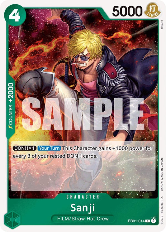 Sanji (EB01-014) - Extra Booster: Memorial Collection Foil