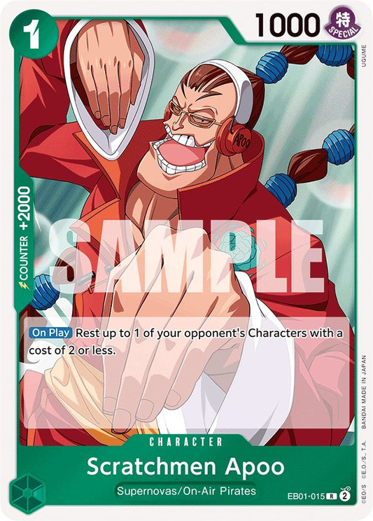 Scratchmen Apoo Foil (EB01-015) - Extra Booster: Memorial Collection